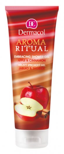 Dermacol Hřejivý sprchový gel jablko a skořice Aroma Ritual 250 ml