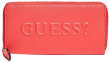 Guess Dámská peněženka Factory Women`s Rigden Zip-Around Wallet Red