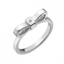 Hot Diamonds Stříbrný prsten Hot Diamonds Ribbon DR196 51 mm