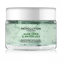 Revolution Zklidňující pleťová maska Skincare Aloe Vera & Water Lily (Soothing Face Mask) 50 ml