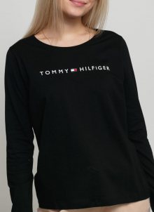 Dámské tričko Tommy Hilfiger UW0UW01910 L Černá