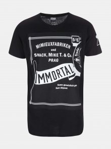 Černé pánské tričko Smack Immortal by Anna Mimieux