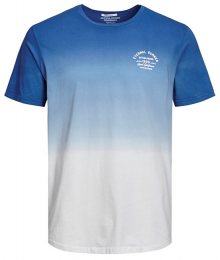 Jack&Jones Pánské triko Jordeeper Tee Ss Crew Neck Blue Depths Reg M