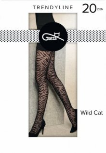 Gatta Wild Cat WZ.03 20 den punčochové kalhoty 2-S Nero