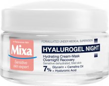 Mixa Noční krém pro citlivou pleť se sklonem k vysušení Hyalurogel (Hydrating Cream-Mask Overnight Recovery) 50 ml