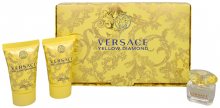 Versace Yellow diamonds EDT 5 ml + tělové mléko 25 ml + sprchový gel 25 ml dárková sada