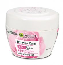 Garnier Pleťový krém s růžovou vodou 3v1 Skin Naturals (Botanical Balm) 150 ml