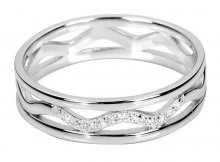 Silver Cat Stříbrný prsten se zirkony SC248 58 mm
