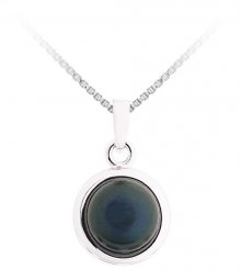 JVD Stříbrný náhrdelník s pravou perlou SVLP0169SD2P500