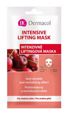 Dermacol Textilní intenzivně liftingová maska 3D (Anti Wrinkle Revitalizing Effect) 1 ks