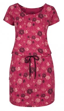 LOAP Dámské šaty Barkley Bright Rose Pink Allover CLW1933-J48JY XS