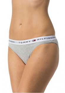 Tommy Hilfiger Dámské kalhotky Cotton Iconic Bikini 1387904875-4 Grey Heather S