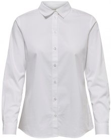 Jacqueline de Yong Dámská košile Mio L/S Shirt Wvn Noos White 36