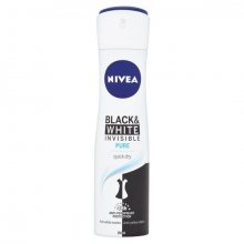 Nivea Antiperspirant ve spreji Black & White Pure 200 ml