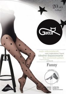 Gatta Funny nr 06 20 den punčochové kalhoty 2-S nero/černá