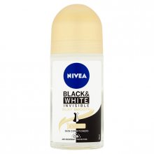 Nivea Kuličkový antiperspirant bez alkoholu Invisible Black & White Silky Smooth 50 ml