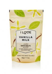 I Love Koupelová sůl Vanilla Milk (Bath Salts) 500 g