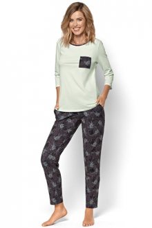 Nipplex Luciana Dámské pyžamo XL grafitová (tmavě šedá)