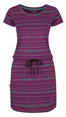 LOAP Dámské šaty Bereta Clover Pink Allover CLW1934-J45JY XS