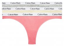 Calvin Klein barevný 3 pack tang Thong - XS