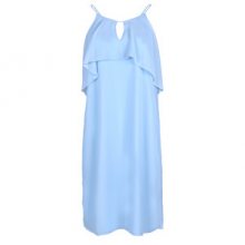 Vero Moda Dámské šaty Alba S/L Abk Dress Wvn Cool Blue L