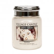 Village Candle Vonná svíčka ve skle Kokosový sníh (Snoconut) 389 g