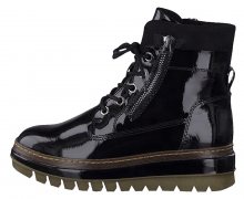 Tamaris Dámské kotníkové boty 1-1-25223-23-018 Black Patent 39