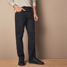 Blancheporte Riflové kalhoty z pružné bavlny černá 40