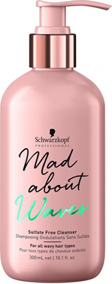 Schwarzkopf Professional Jemný bezsulfátový šampon pro vlnité vlasy Mad About Waves (Sulfate Free Cleanser) 300 ml