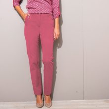 Blancheporte Chino kalhoty hebké na dotek růžové dřevo 36