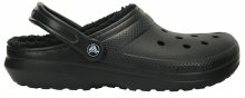 Crocs Pantofle Classic Lined Clog Black/Black 203591-060 46-47