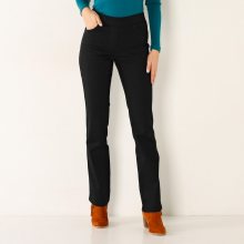 Blancheporte Rovné kalhoty s pružným pasem černá 38