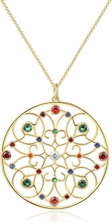 Brosway Pozlacený náhrdelník se zirkony Corinto BOI02