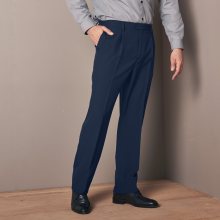 Blancheporte Kalhoty, 100% polyester, elastický pas námořnická modrá 40