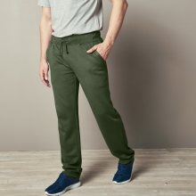 Blancheporte Meltonové kalhoty, rovný spodní lem khaki 36/38