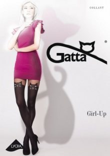 Gatta Girl-up Cat Punčochové kalhoty 3-M nero/černá