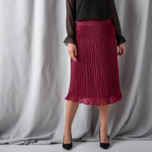 Blancheporte Midi plisovaná sukně švestková 36