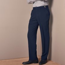Blancheporte Kalhoty, 100% polyester, nastavitelný pas námořnická modrá 42
