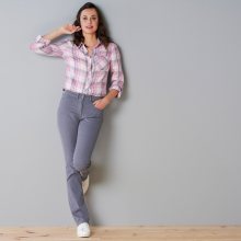 Blancheporte Tvarující kalhoty s 5 kapsami fialovošedá 38