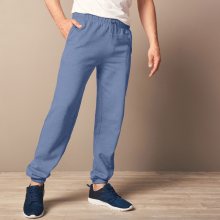 Blancheporte Meltonové kalhoty, pružný spodní lem modrá džínová 36/38