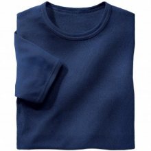Blancheporte Spodní tričko s kulatým výstřihem, sada 3 ks námořnická modrá 85/92 (M)