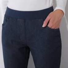 Blancheporte Rovné džíny s pružným pasem tmavě modrá 38