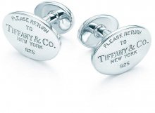 Tiffany & Co. Stříbrné manžetové knoflíčky 14266089 + originální balení