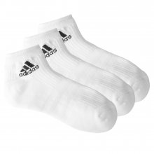 Blancheporte Bílé kotníkové ponožky \"Ankle Crew\" zn. Adidas, sada 3 párů bílá 37/39