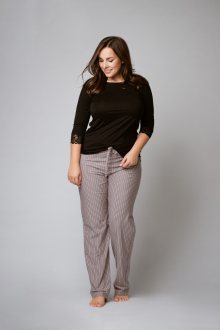 Pyžamo - kalhoty f62002b - barva:XBV14/rosé, velikost:L