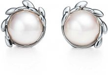 Tiffany & Co. Luxusní stříbrné náušnice s perlami Paloma Picasso Olive Leaf 37296457 + originální balení