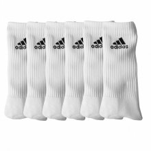 Blancheporte Bílé ponožky \"crew\" zn. Adidas, sada 6 párů bílá 37/39