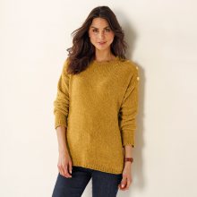 Blancheporte Pletený pulovr, žinylka medová 34/36