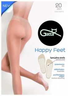 Gatta Happy Feet 20 den punčochové kalhoty M-L/164-174 light beige/odstín béžové