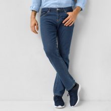 Blancheporte Speciální džíny pro větší bříško modrá 40